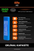 robo-mi İlife A8 2600mAh Robot Süpürge Bataryası - Koruma Katmanlı Batarya Teknolojisi - 5