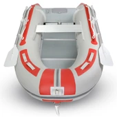 Fishika 240cm Kırmızı Ahşap Taban Omurgalı Şişme Bot thumbnail 4