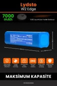 robo-mi Lydsto W2 Edge 7000mAh Robot Süpürge Bataryası - Yüksek Yoğunluklu Li-ion Hücre - 2