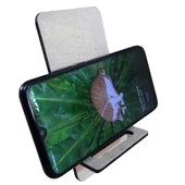 Ahşap Telefon Standı 4mm Huş Klasik - 5