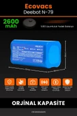 robo-mi Ecovacs Deebot N79 2600mAh Robot Süpürge Bataryası - Yüksek Yoğunluklu Li-ion Hücre - 2