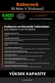 robo-mi Roborock S6 MaxV 6400mAh Robot Süpürge Bataryası - Yüksek Yoğunluklu Li-ion Hücre thumbnail 7