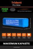 robo-mi Trident Pro Max 7000mAh Robot Süpürge Bataryası - Yüksek Yoğunluklu Li-ion Hücre - 2