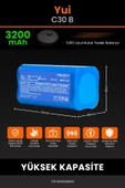 robo-mi Yui C30B 3200mAh Robot Süpürge Bataryası - Koruma Katmanlı Batarya Teknolojisi thumbnail 2