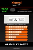 robo-mi Xiaomi Mi Vacuum Mop 2C 2600mAh Robot Süpürge Bataryası - Koruma Katmanlı Batarya Teknolojisi - 4
