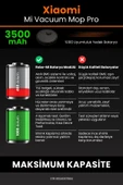 robo-mi Xiaomi Mi Vacuum Mop Pro 3500mAh Robot Süpürge Bataryası - Gerçek Kapasite, Maksimum Güvenlik - 6