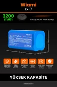 robo-mi Wiami FX-7 3200mAh Robot Süpürge Bataryası - Koruma Katmanlı Batarya Teknolojisi - 2