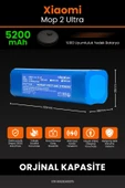 robo-mi Xiaomi Mi Robot Vacuum Mop 2 Ultra 5200mAh Robot Süpürge Bataryası - Yüksek Yoğunluklu Li-ion Hücre - 2