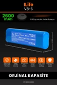 robo-mi İlife V8S 2600mAh Robot Süpürge Bataryası - Yüksek Yoğunluklu Li-ion Hücre - 2