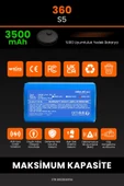 robo-mi 360 S5 3500mAh Robot Süpürge Bataryası - Yüksek Yoğunluklu Li-ion Hücre thumbnail 3