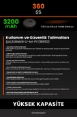 robo-mi 360 S5 3200mAh Robot Süpürge Bataryası - Koruma Katmanlı Batarya Teknolojisi - 7