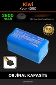 robo-mi Kiwi KVC-4090 2600mAh Robot Süpürge Bataryası - Yüksek Yoğunluklu Li-ion Hücre - 1