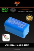robo-mi 360 S5 2600mAh Robot Süpürge Bataryası - Koruma Katmanlı Batarya Teknolojisi thumbnail 1