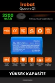 robo-mi İrobat Queen Q1 3200mAh Robot Süpürge Bataryası - Sertifikalı Güvenlik, Gerçek Kapasite thumbnail 3