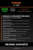 robo-mi Tesvor X500 2600mAh Robot Süpürge Bataryası - Sertifikalı Güvenlik, Gerçek Kapasite thumbnail 7