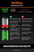 robo-mi Redline Robored G2 7000mAh Robot Süpürge Bataryası - Koruma Katmanlı Batarya Teknolojisi - 6