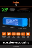robo-mi Robx R7 7000mAh Robot Süpürge Bataryası - Koruma Katmanlı Batarya Teknolojisi thumbnail 2