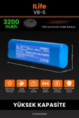 robo-mi İlife V8S 3200mAh Robot Süpürge Bataryası - Yüksek Yoğunluklu Li-ion Hücre thumbnail 2