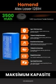 robo-mi Homend Alex Laser 1281h 3500mAh Robot Süpürge Bataryası - Yüksek Yoğunluklu Li-ion Hücre - 5