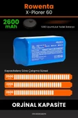 robo-mi Rowenta X-Plorer 60 2600mAh Robot Süpürge Bataryası - Sertifikalı Güvenlik, Gerçek Kapasite - 4