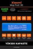 robo-mi Xiaomi Mi Robot Vacuum Mop Pro 2+ 3D 6400mAh Robot Süpürge Bataryası - Sertifikalı Güvenlik - 3
