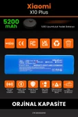 robo-mi Xiaomi Robot Vacuum X10 Plus 5200mAh Robot Süpürge Bataryası - Yüksek Yoğunluklu Li-ion Hücre - 3