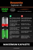 robo-mi Rowenta Explorer 40 3500mAh Robot Süpürge Bataryası - Koruma Katmanlı Batarya Teknolojisi - 6