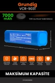 robo-mi Grundig Vcr 9031 7000mAh Robot Süpürge Bataryası - Sertifikalı Güvenlik, Gerçek Kapasite thumbnail 2