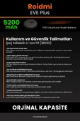 robo-mi Roidmi Eve Plus 5200mAh Robot Süpürge Bataryası - Sertifikalı Güvenlik, Gerçek Kapasite thumbnail 7