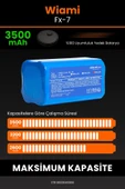 robo-mi Wiami FX-7 3500mAh Robot Süpürge Bataryası - Yüksek Yoğunluklu Li-ion Hücre - 4