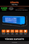 robo-mi Ultenic T10 Pro 6400mAh Robot Süpürge Bataryası - Sertifikalı Güvenlik, Gerçek Kapasite - 2