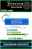 robo-mi Ecovacs Deebot Ozmo 930 3500mAh Robot Süpürge Bataryası - Yüksek Yoğunluklu Li-ion Hücre thumbnail 2