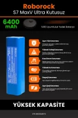 robo-mi Roborock S7 MaxV 6400mAh Robot Süpürge Bataryası - Yüksek Yoğunluklu Li-ion Hücre - 5