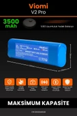 robo-mi Viomi V2 Pro 3500mAh Robot Süpürge Bataryası - Sertifikalı Güvenlik, Gerçek Kapasite - 2