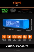 robo-mi Viomi S9 6400mAh Robot Süpürge Bataryası - Sertifikalı Güvenlik, Gerçek Kapasite - 2