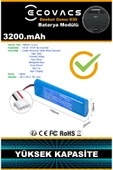 robo-mi Ecovacs Deebot Ozmo 930 3200mAh Robot Süpürge Bataryası - Gerçek Kapasite, Maksimum Güvenlik - 6