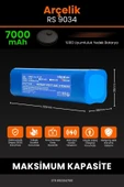 robo-mi Arçelik Rs 9034 Hm 7000mAh Robot Süpürge Bataryası - Gerçek Kapasite, Maksimum Güvenlik - 2
