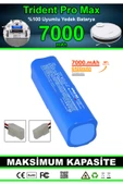 robo-mi Trident Pro Max 7000mAh Robot Süpürge Bataryası - Gerçek Kapasite, Maksimum Güvenlik - 4