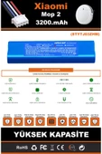 robo-mi Xiaomi Mi Vacuum Mop 2 STYTJ03ZHM 3200mAh Robot Süpürge Bataryası - Gerçek Kapasite - 6
