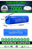 robo-mi Trident Pro Max 7000mAh Robot Süpürge Bataryası - Gerçek Kapasite, Maksimum Güvenlik - 6
