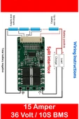 robo-mi Bms Li-Ion 10S 36V 15A Balanslı (4 MOS) thumbnail 3