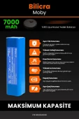robo-mi Bilicra Moby 7000mAh Robot Süpürge Bataryası - Yüksek Yoğunluklu Li-ion Hücre - 5