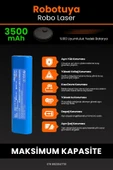 robo-mi Robotuya RoboLaser 3500mAh Robot Süpürge Bataryası - Gerçek Kapasite, Maksimum Güvenlik - 5