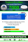 robo-mi Trident Pro Max 7000mAh Robot Süpürge Bataryası - Gerçek Kapasite, Maksimum Güvenlik - 2