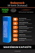 robo-mi Roborock S8 Sonic 7000mAh Robot Süpürge Bataryası - Gerçek Kapasite, Maksimum Güvenlik thumbnail 5
