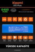 robo-mi Xiaomi Robot Vacuum X10 Plus 6400mAh Robot Süpürge Bataryası - Gerçek Kapasite, Maksimum Güvenlik - 3