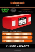 robo-mi Roborock S8 6400mAh Robot Süpürge Bataryası - Gerçek Kapasite, Maksimum Güvenlik - 4