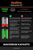 robo-mi Redline Robored G2 7000mAh Robot Süpürge Bataryası - Gerçek Kapasite, Maksimum Güvenlik - 6