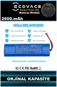 robo-mi Ecovacs Deebot Ozmo 900 2600mAh Robot Süpürge Bataryası - Yüksek Yoğunluklu Li-ion Hücre thumbnail 4