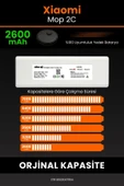 robo-mi Xiaomi Mi Vacuum Mop 2C 2600mAh Robot Süpürge Bataryası - Gerçek Kapasite, Maksimum Güvenlik - 4